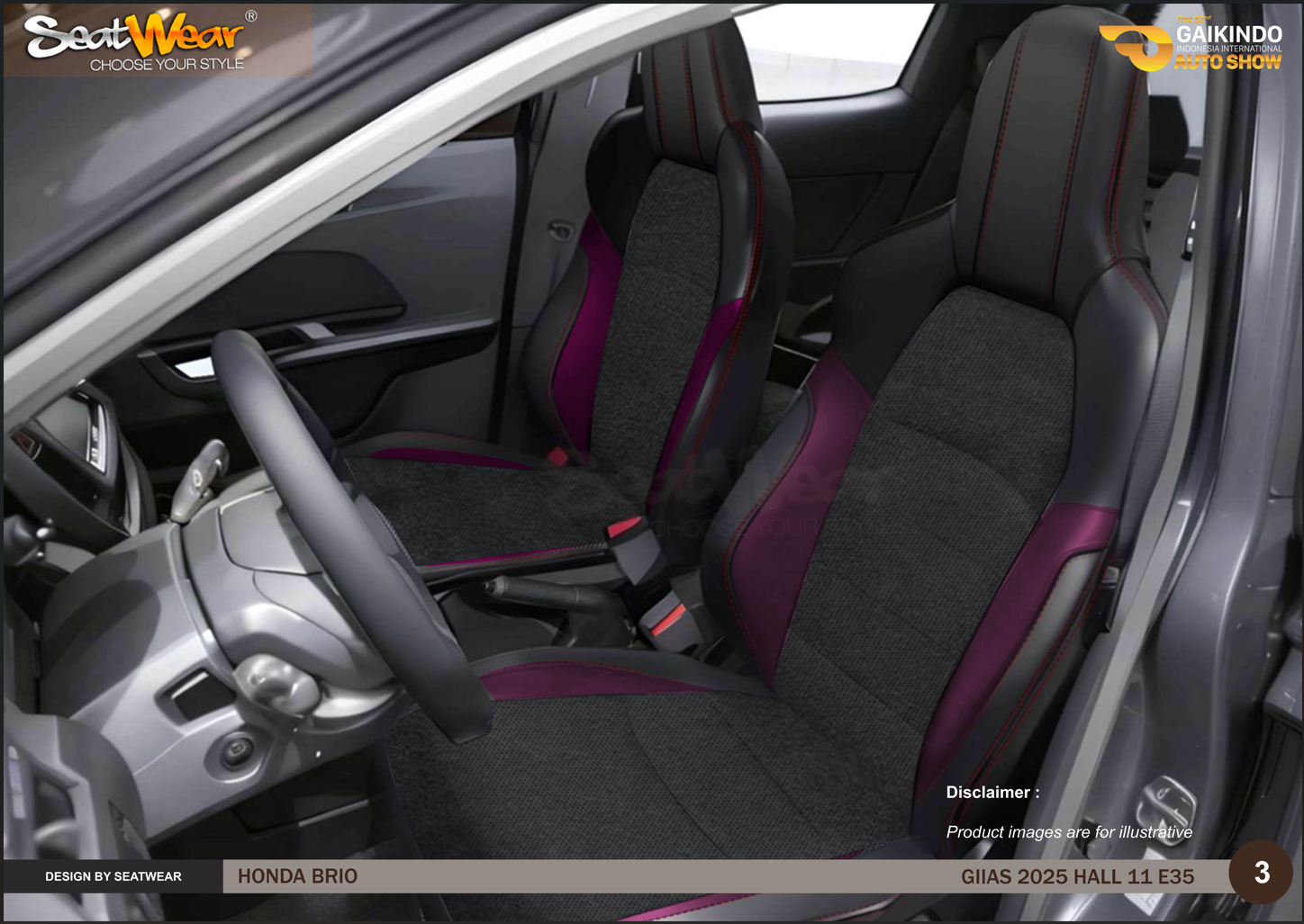 SEATCOVER HONDA BRIO
